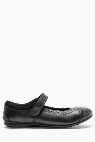 Black Narrow Fit Mary Jane Shoes (Older Girls)